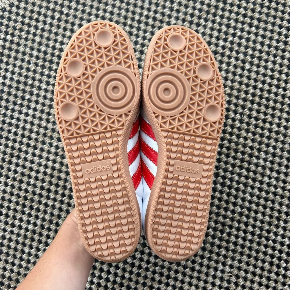 Adidas Samba Shoes in Solar Red - Picture 9 of 11